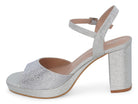 Women's Silver Raquela Heel