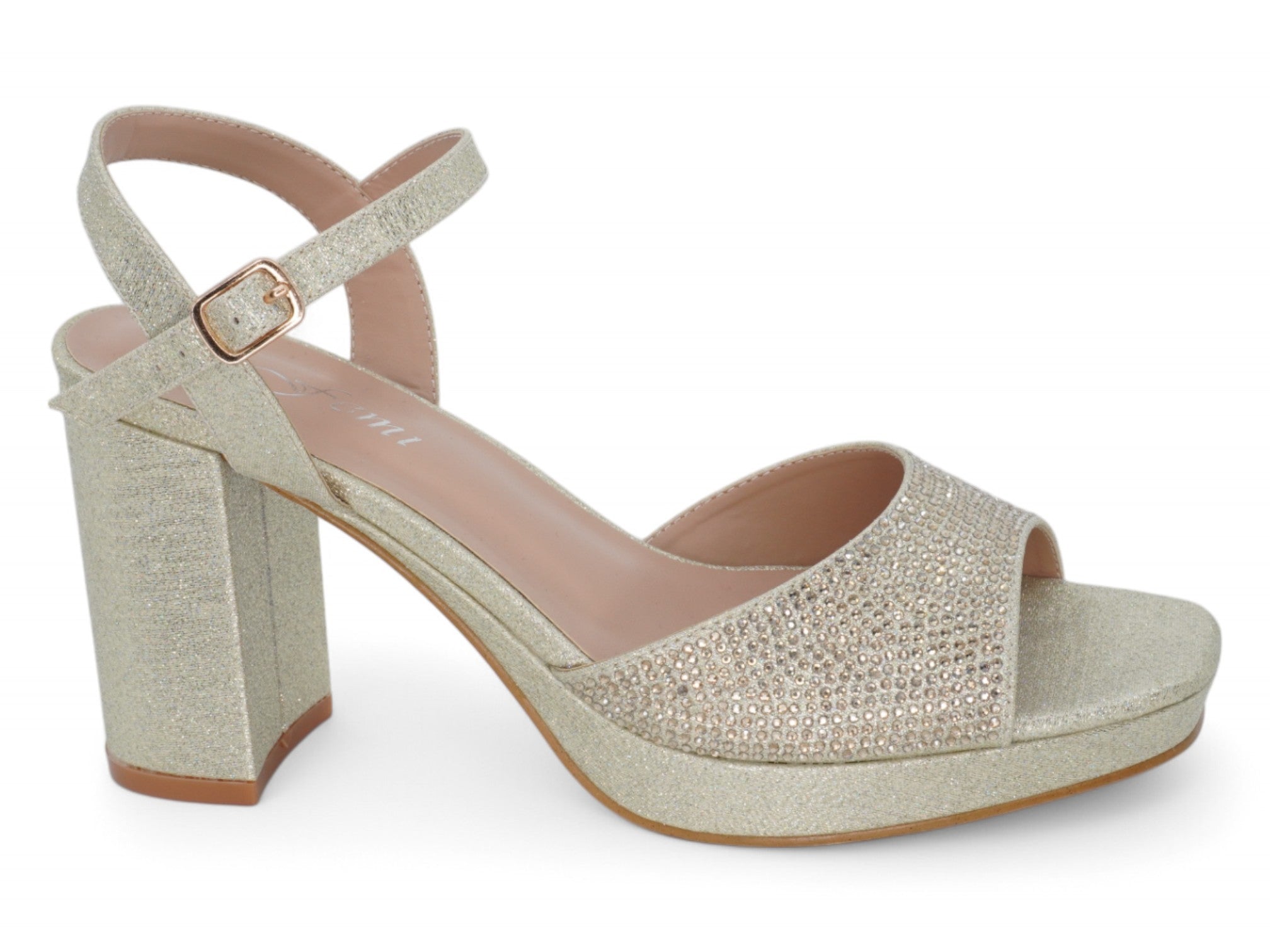 Women's Champagne Raquela Heel