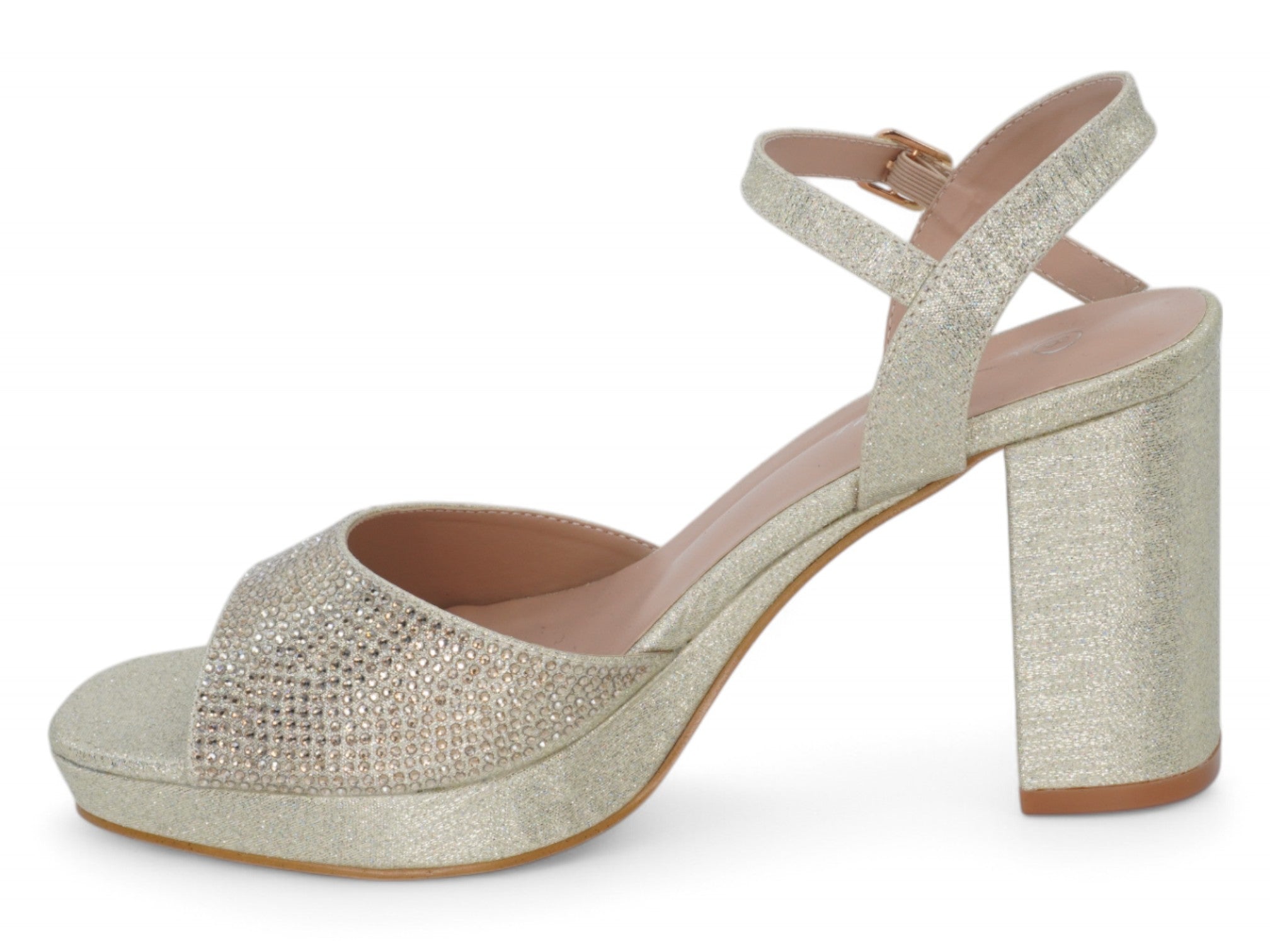 Women's Champagne Raquela Heel