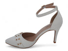 Women's White Mandy Heel