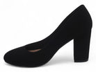 Women's Black Faux Suede Basic Pump