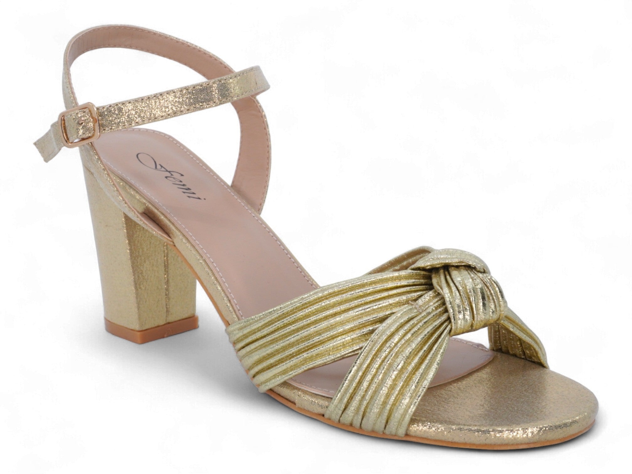 Women's Gold Brenda Heel