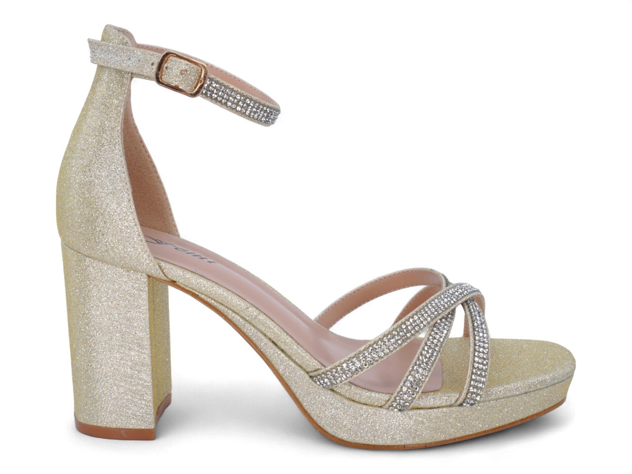 Women's Gold Elara Heel