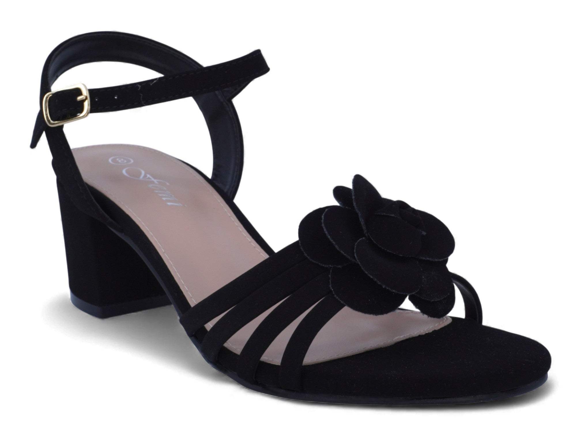 Women's Black Rose Heel