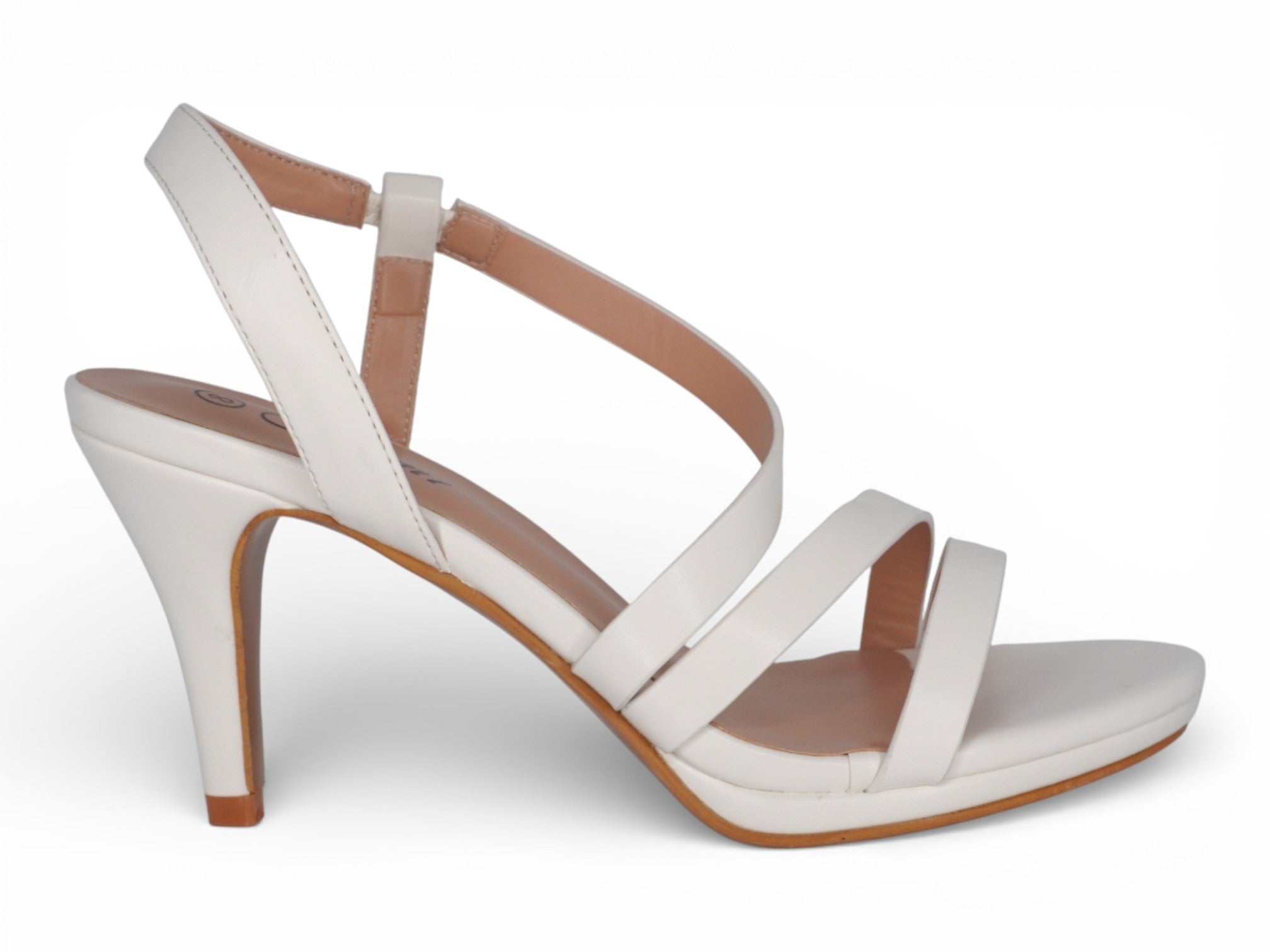 Women's White Ellen Heel