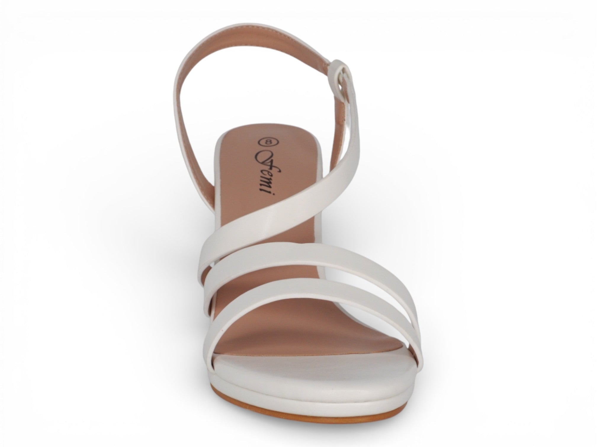 Women's White Ellen Heel