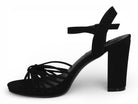 Women's Black Fringe Platform Heel