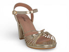 Women's Gold Fringe Platform Heel