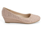 Women's Blush Pink Evelyn Wedge