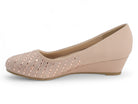 Women's Blush Pink Evelyn Wedge