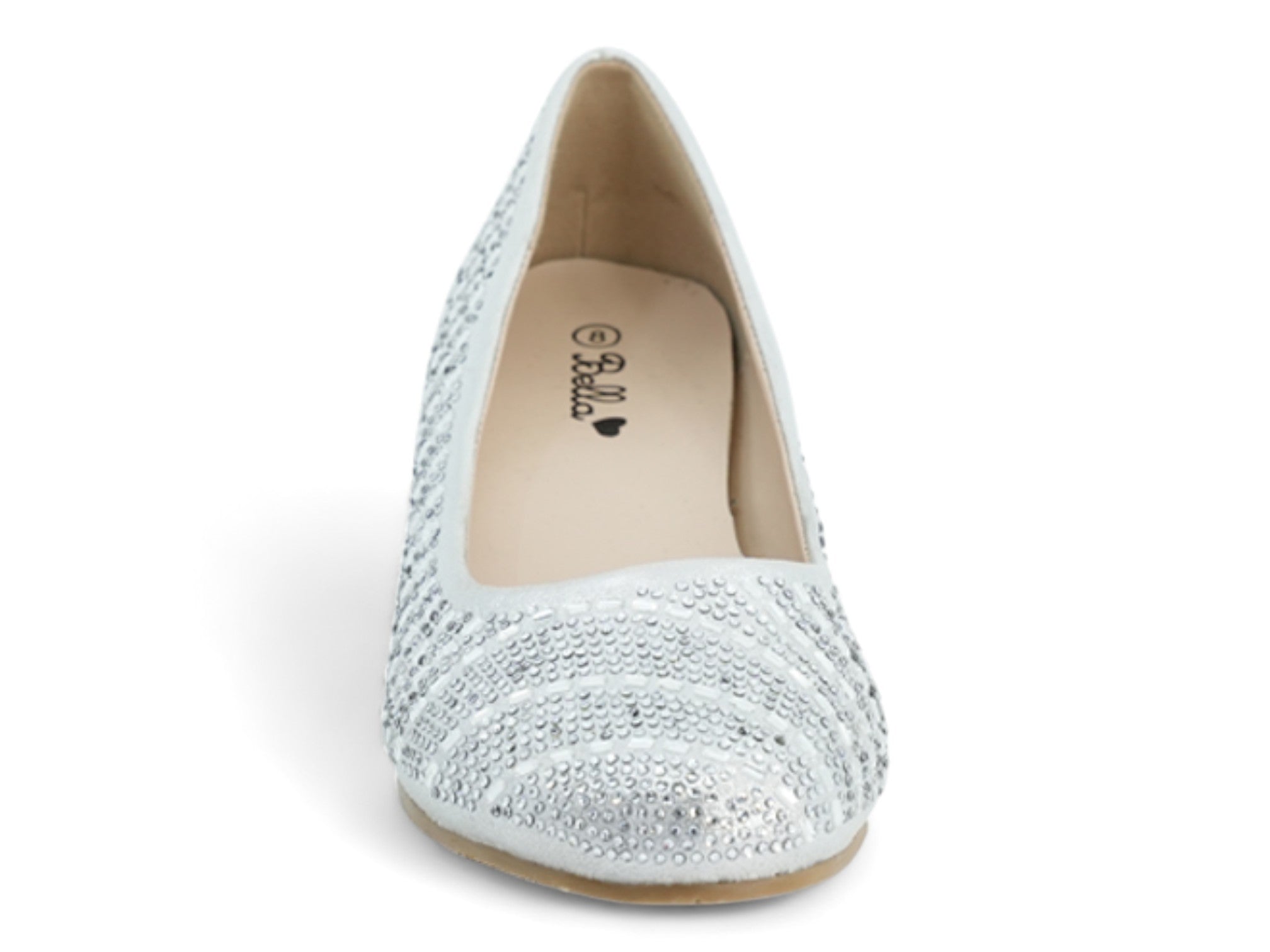 Women's Silver Evelyn Wedge