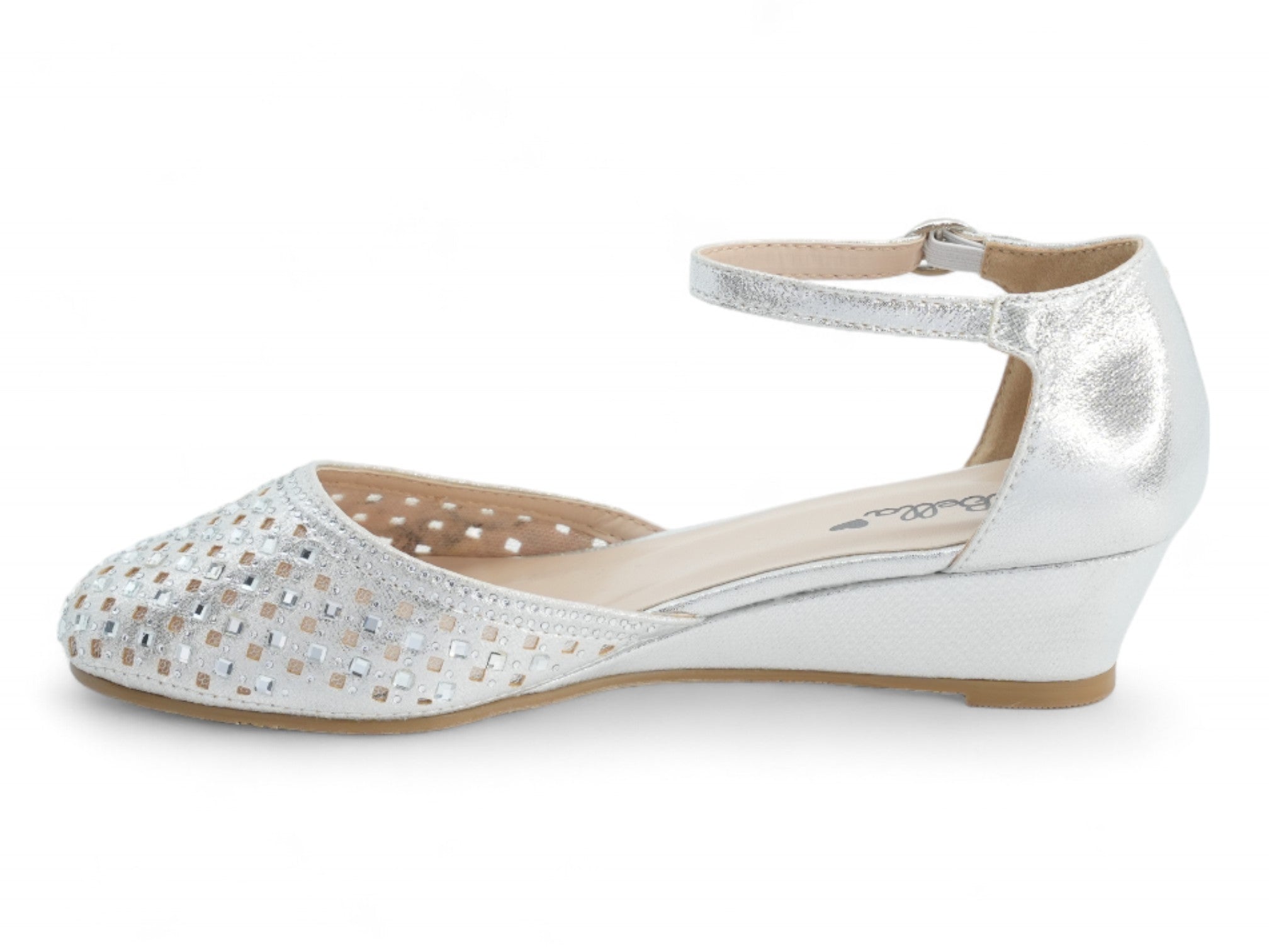 Women's Silver Vanessa Wedge