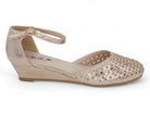 Women's Gold Vanessa Wedge