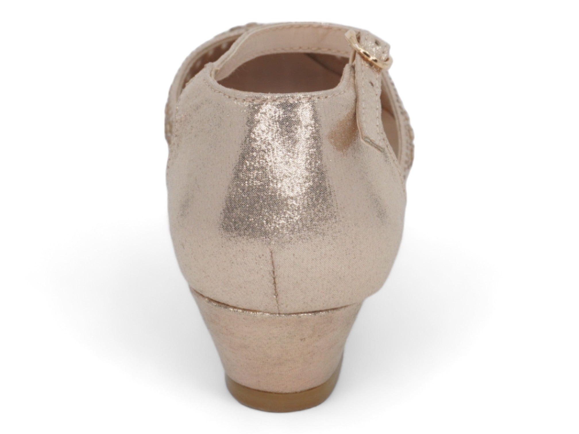 Women's Gold Vanessa Wedge