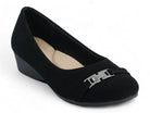 Women's Black Arabella Comfort Wedge