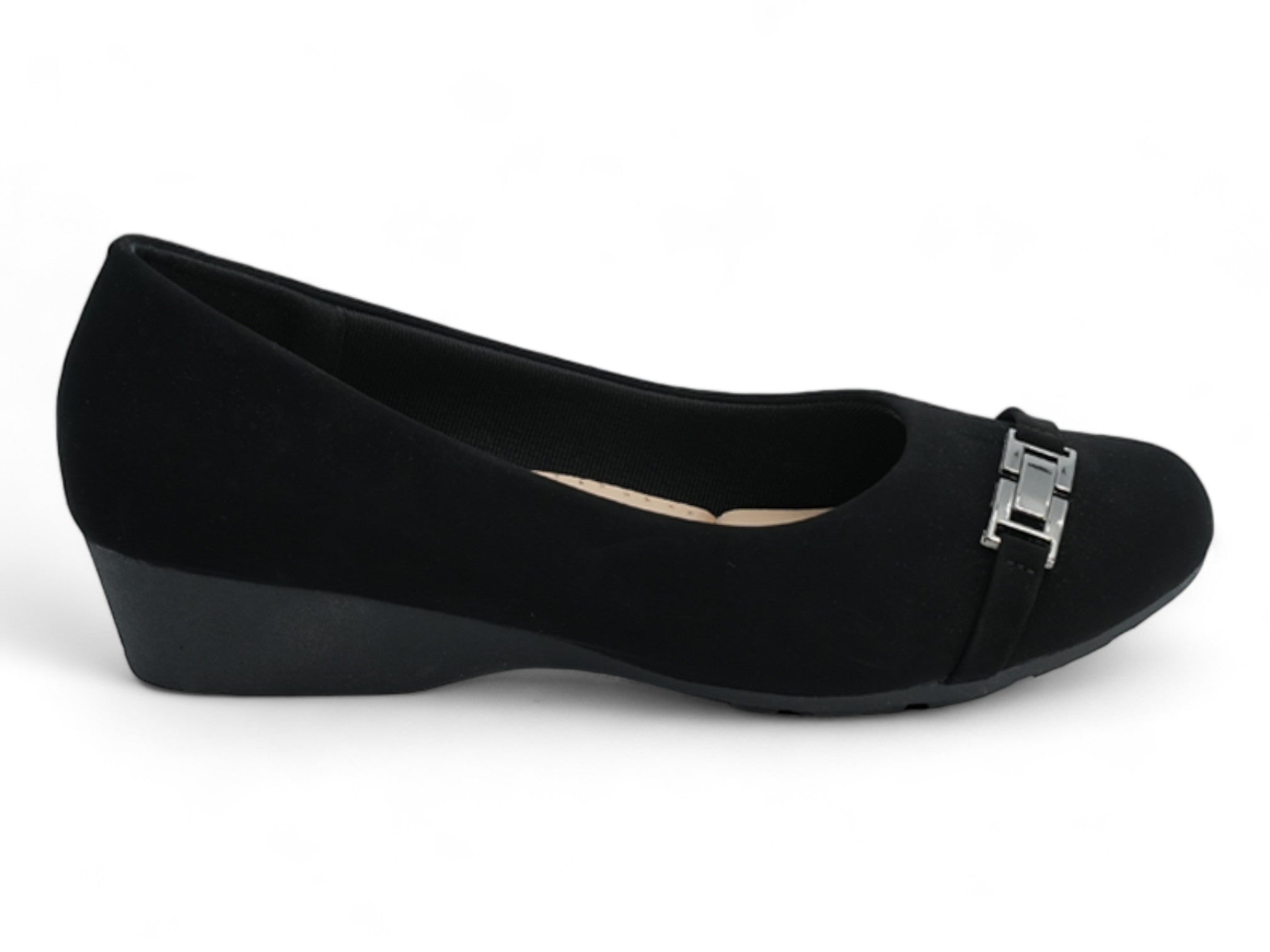 Women's Black Arabella Comfort Wedge