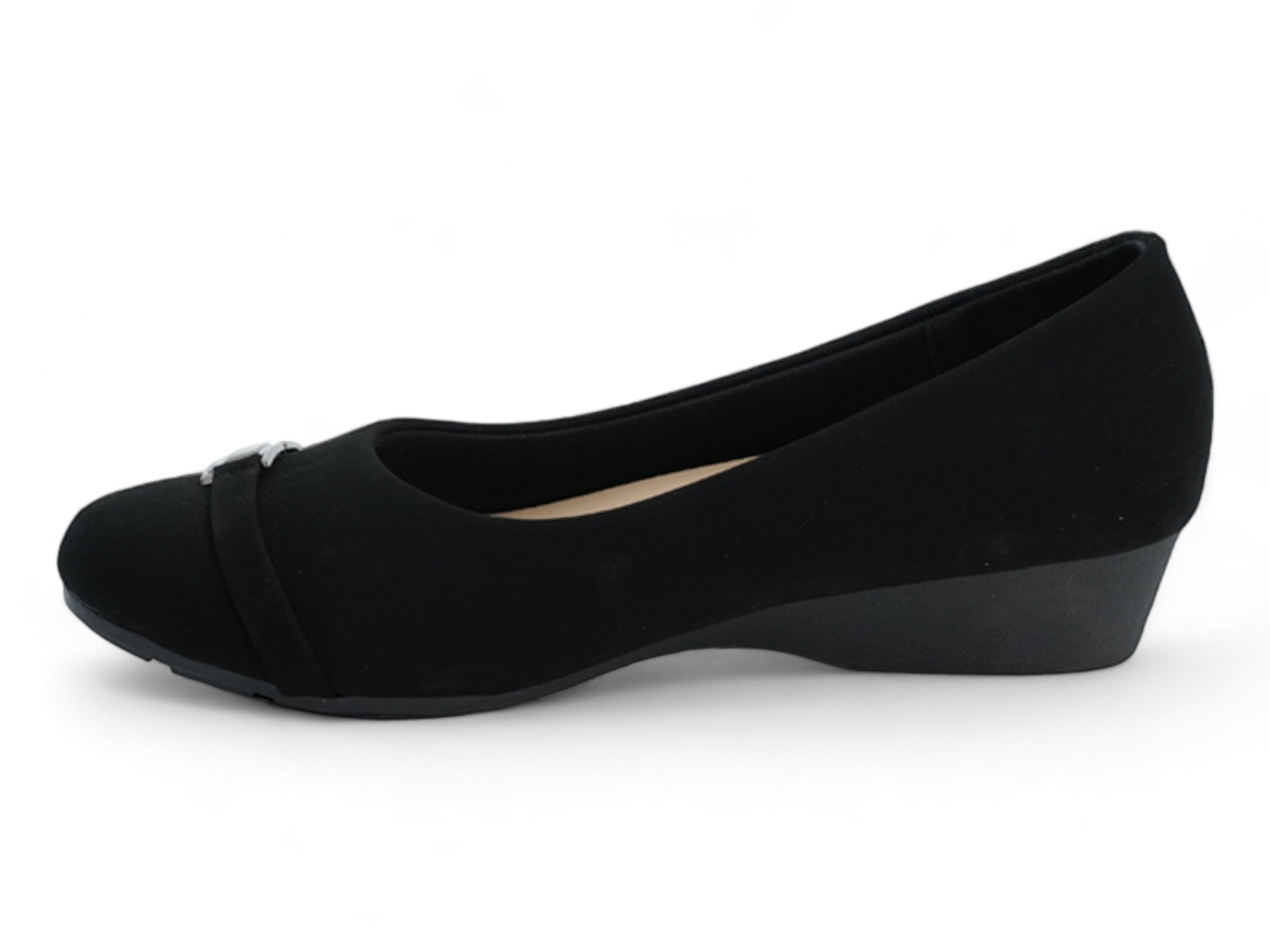 Women's Black Arabella Comfort Wedge