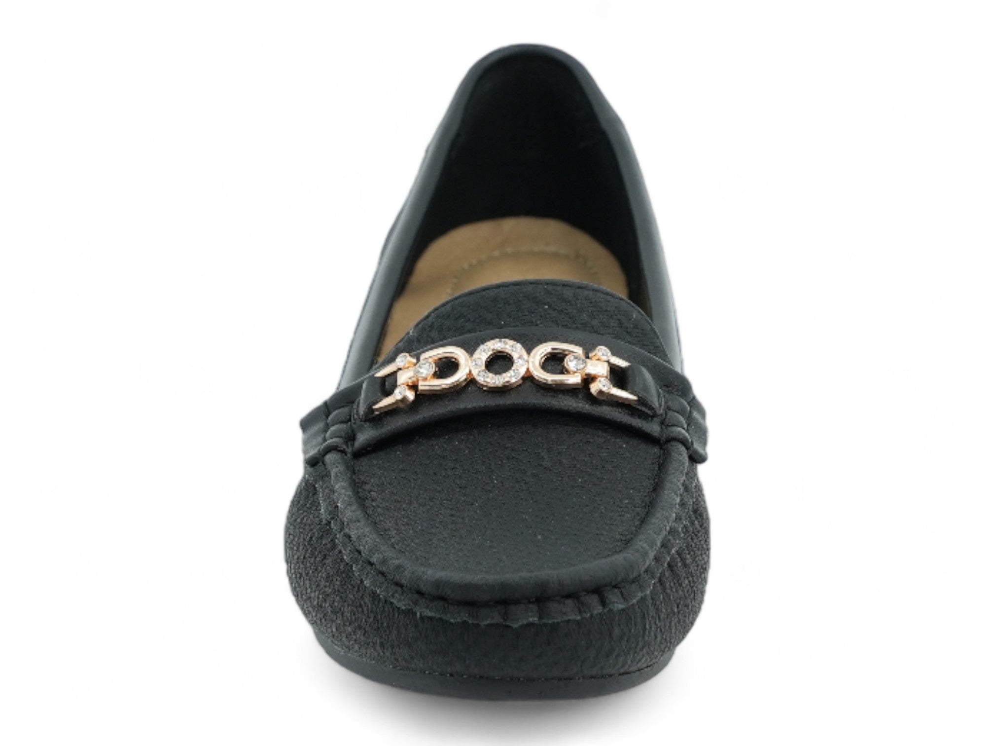 Women's Black Patricia Moccasin