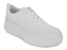 Women's White Charleigh Platform Sneaker