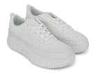 Women's White Charleigh Platform Sneaker