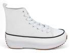 Women's White Simone High Top Sneaker