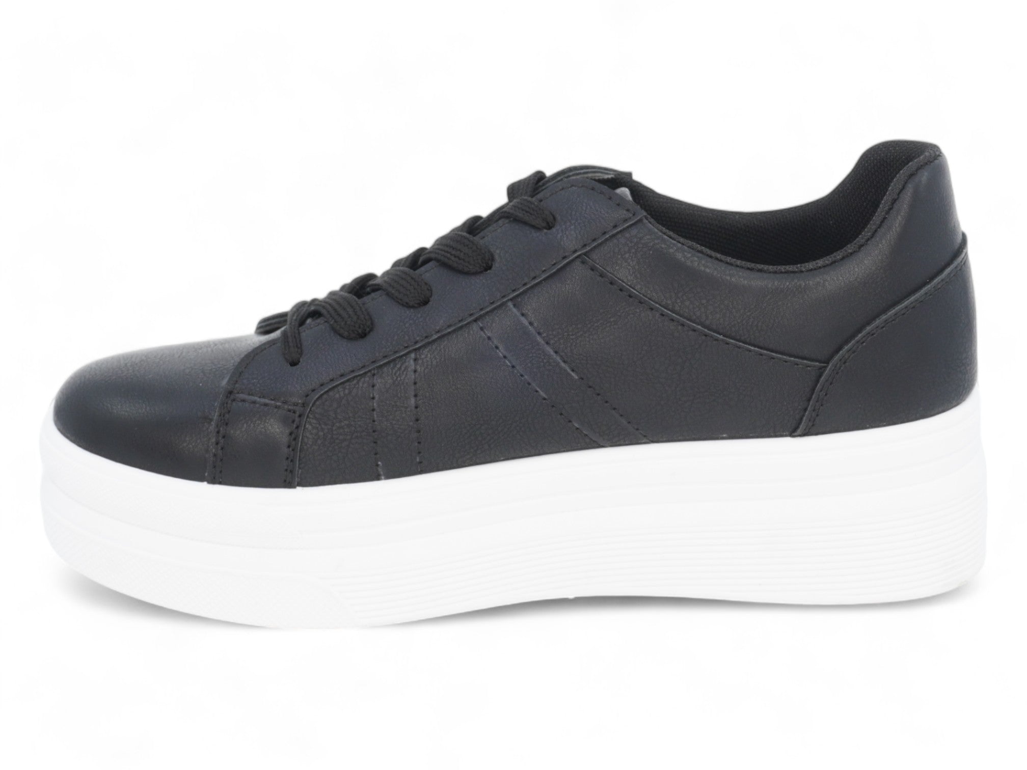 Women's Black Bobbie Platform Sneaker