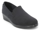 Women's Black Devi Comfort Wedge