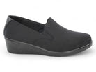 Women's Black Devi Comfort Wedge
