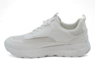 Women's White Mesh Sporty Sneaker