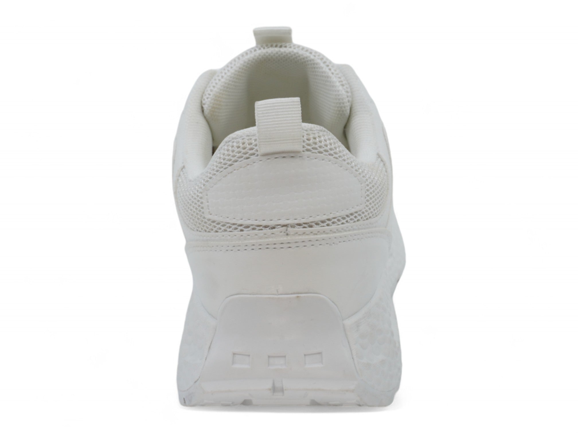 Women's White Mesh Sporty Sneaker