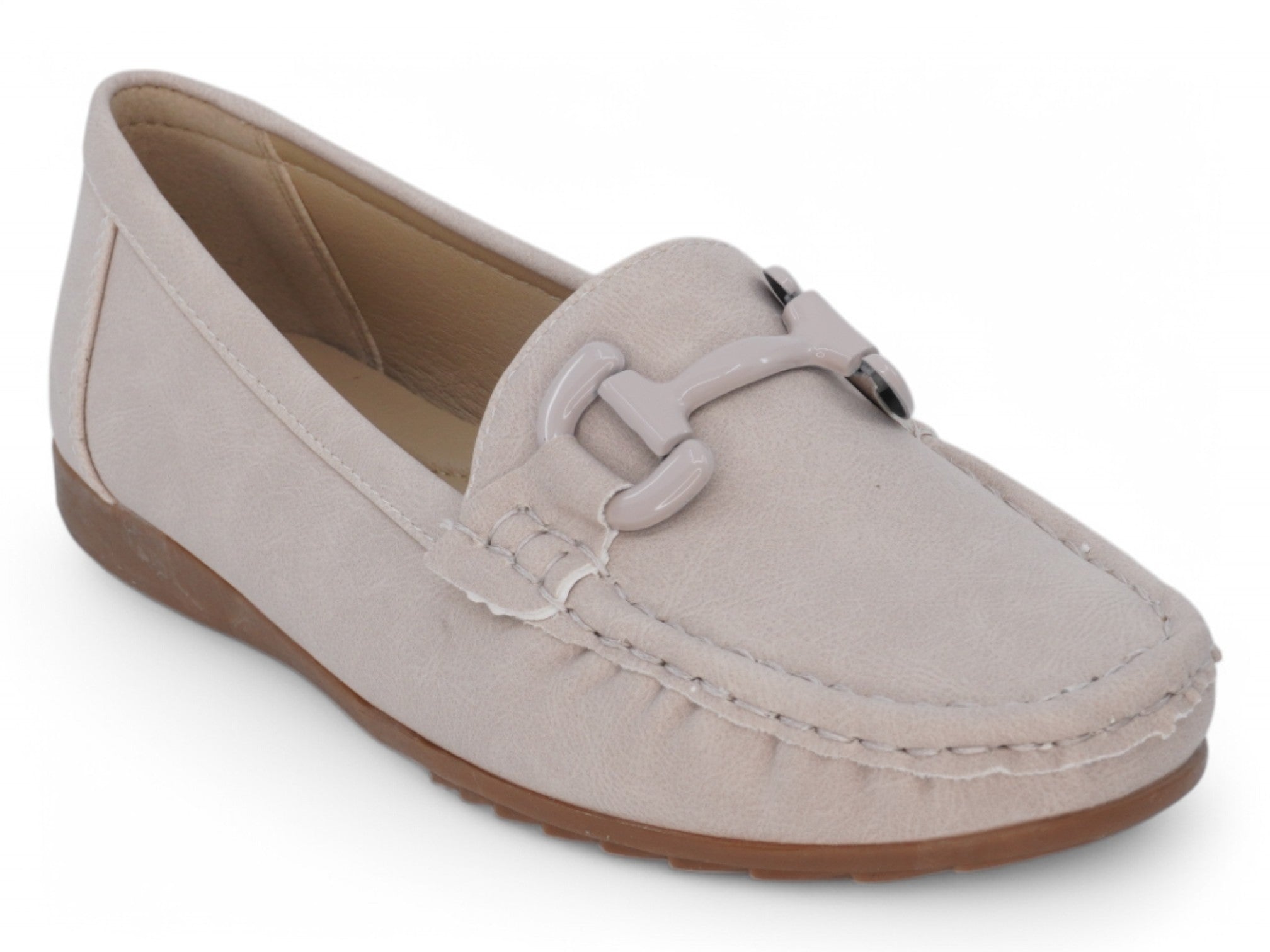 Women's Beige Kaylie Moccasin
