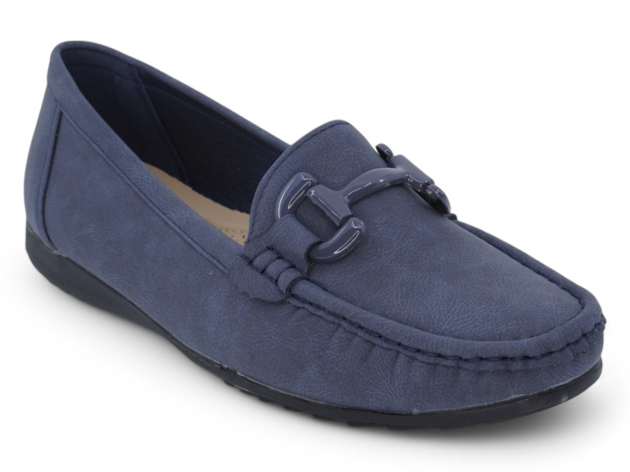 Women's Navy Kaylie Moccasin