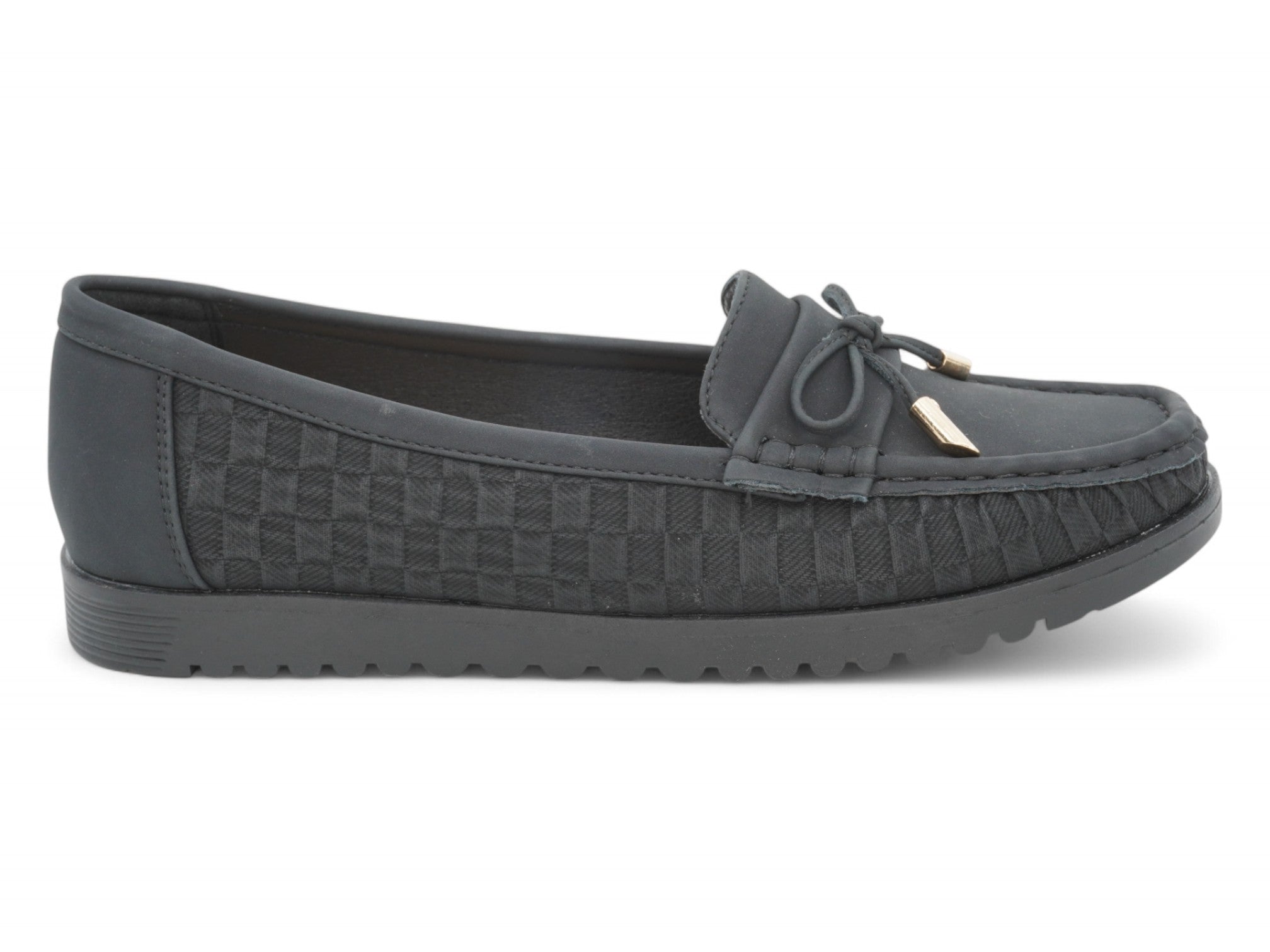 Women's Black Valery Moccasin