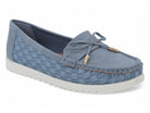 Women's Blue Valery Moccasin