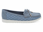 Women's Blue Valery Moccasin