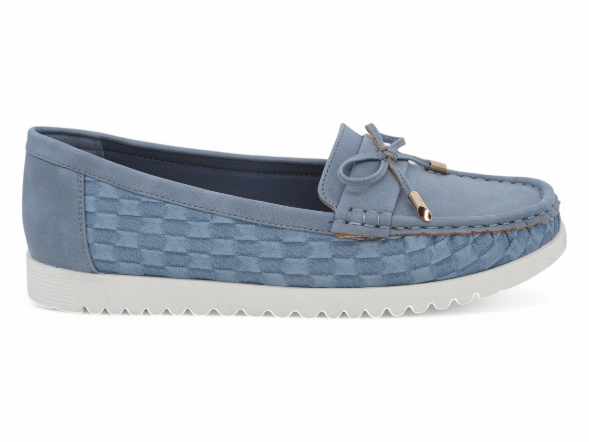 Women's Blue Valery Moccasin