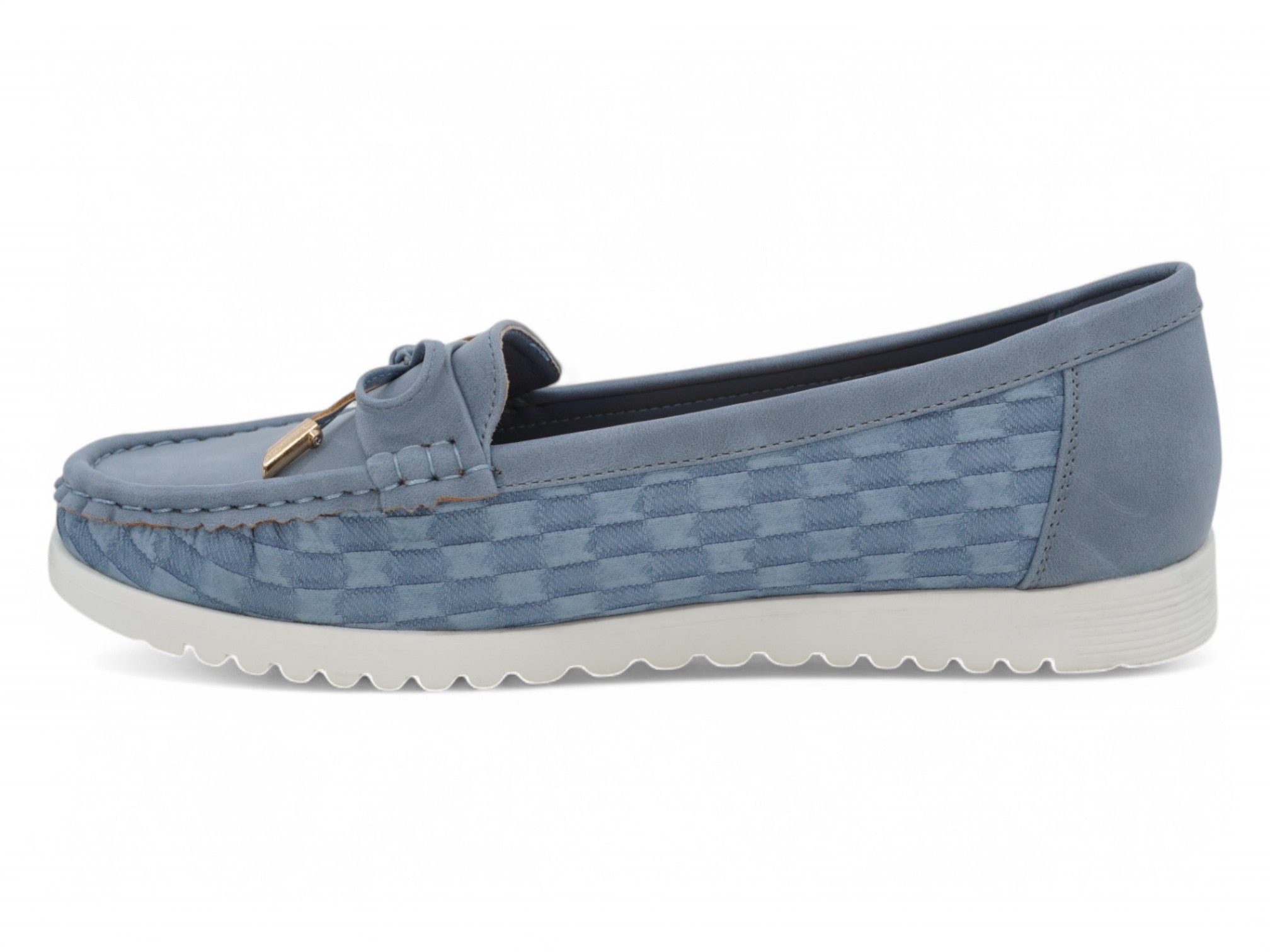 Women's Blue Valery Moccasin