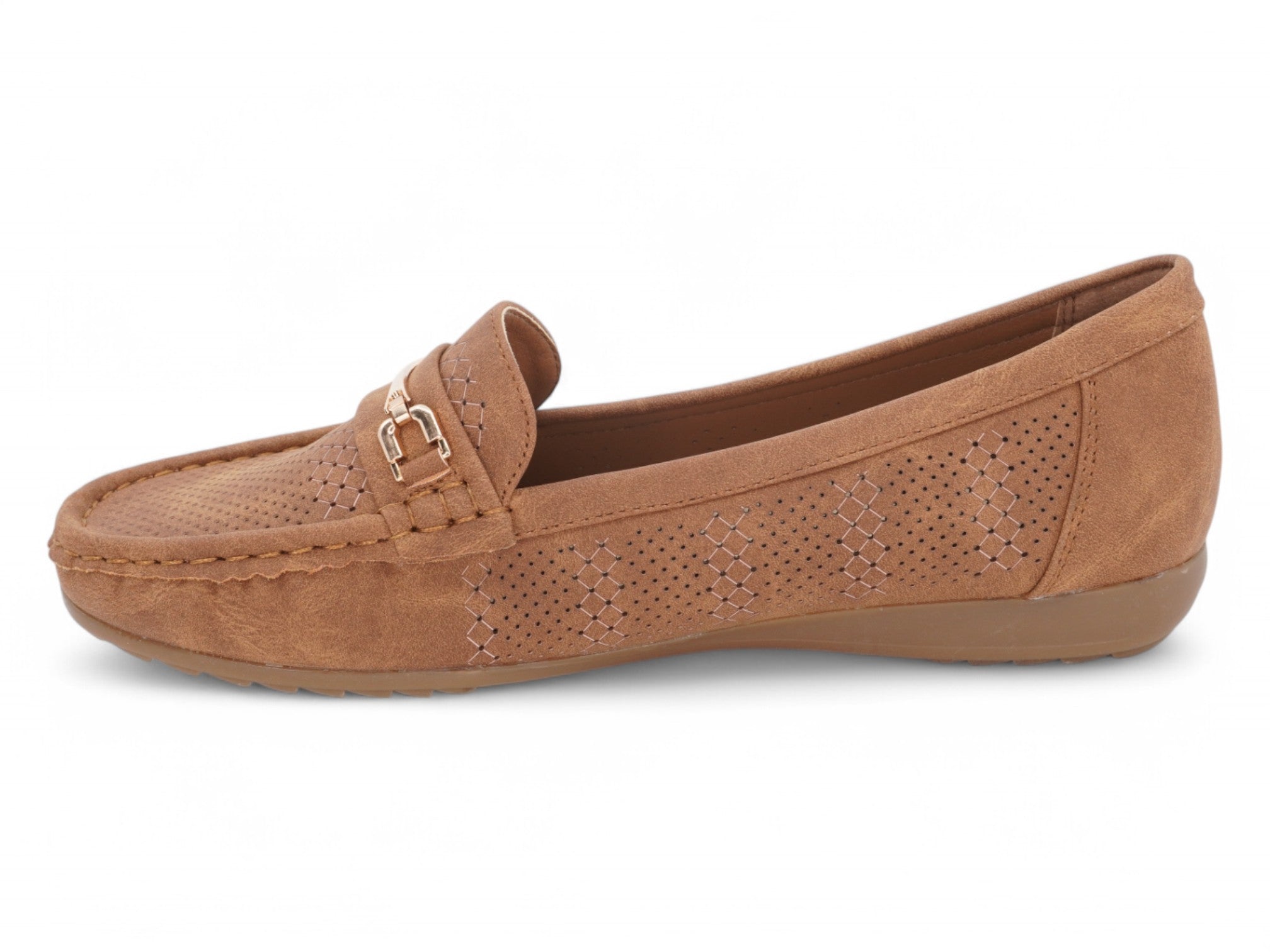 Women's Dark Tan Nala Moccasin