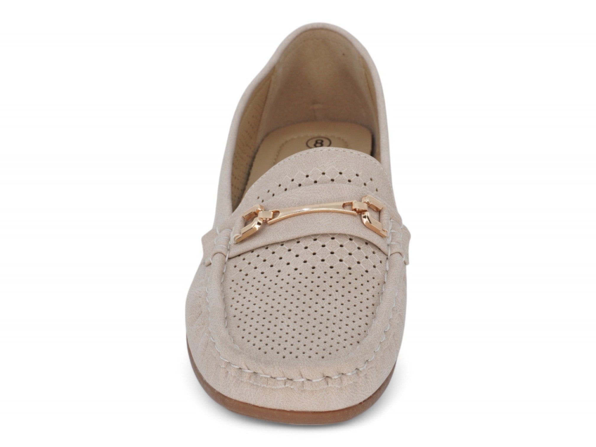 Women's Beige Nala Moccasin