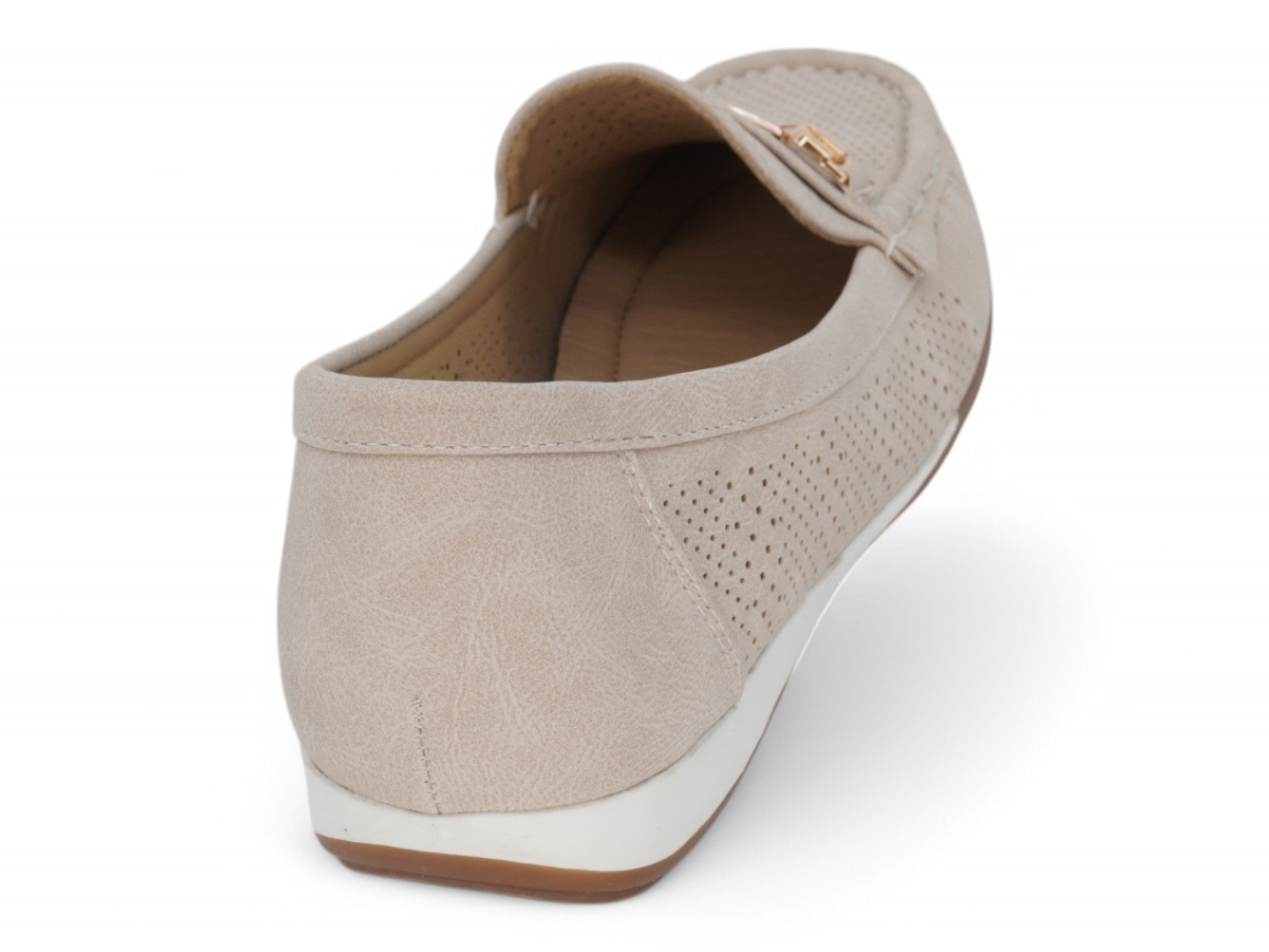 Women's Beige Nala Moccasin