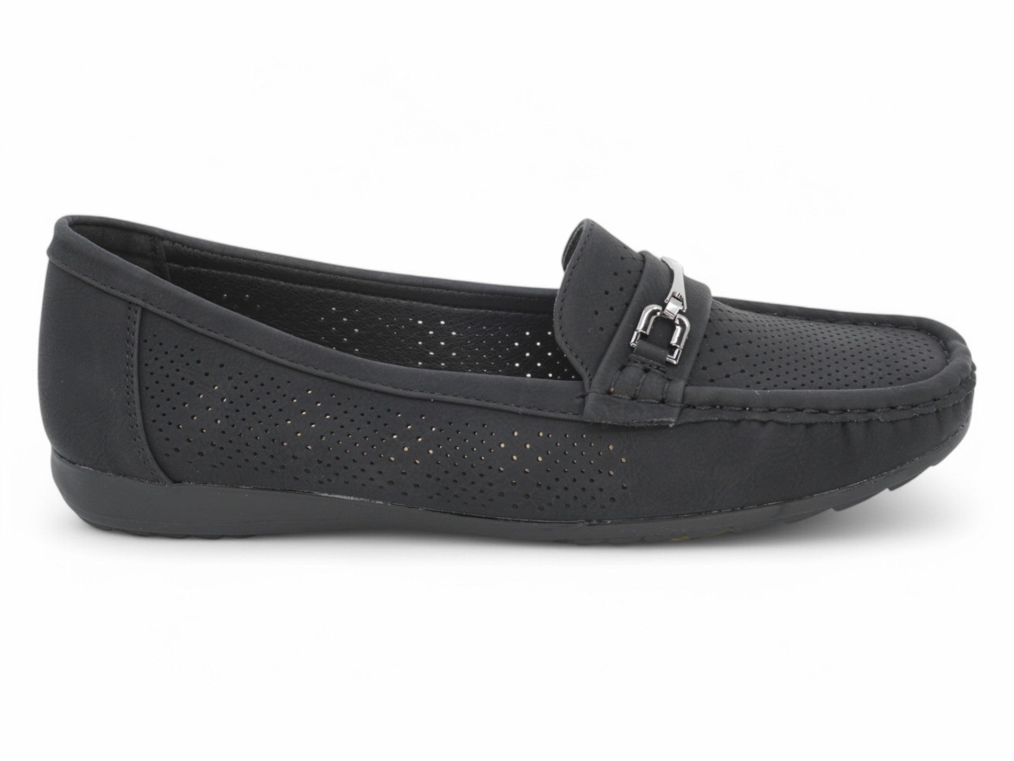 Women's Black Nala Moccasin
