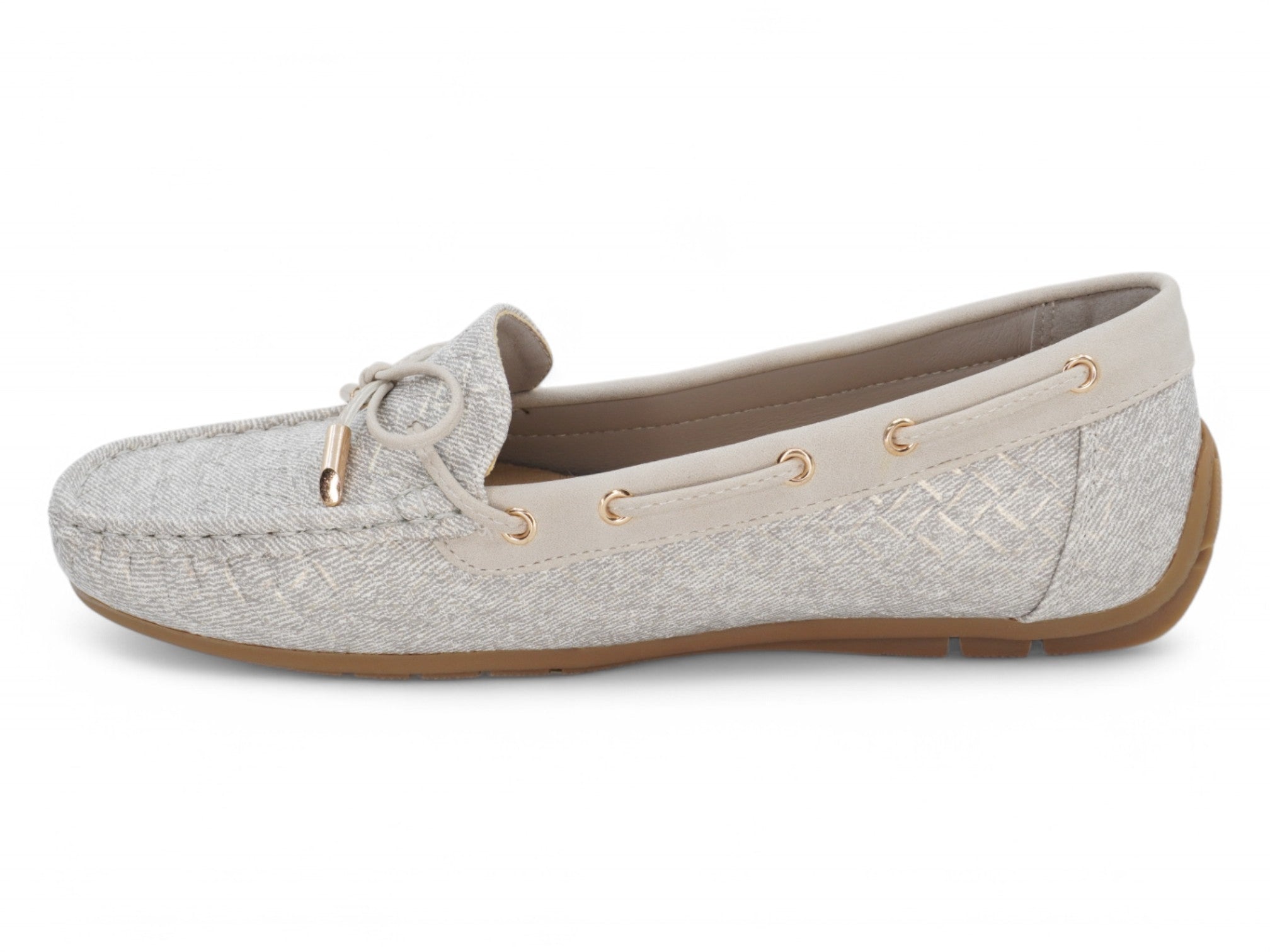 Women's Gray Annika Moccasin
