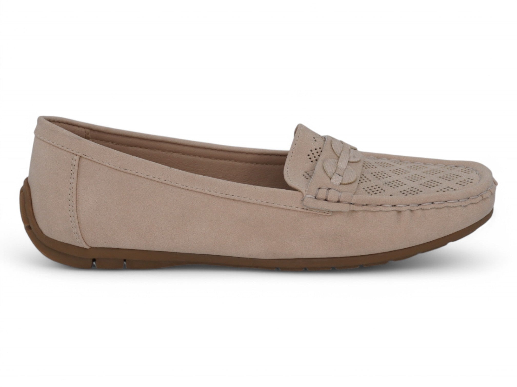 Women's Beige Tracy Moccasin