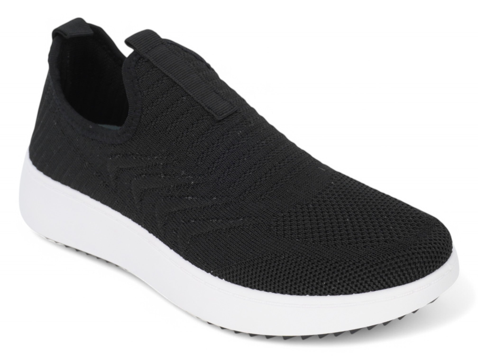 Women's Black High Rise Flyknit Slip On