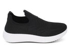 Women's Black High Rise Flyknit Slip On
