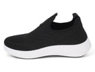 Women's Black High Rise Flyknit Slip On