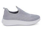 Women's Gray High Rise Flyknit Slip On