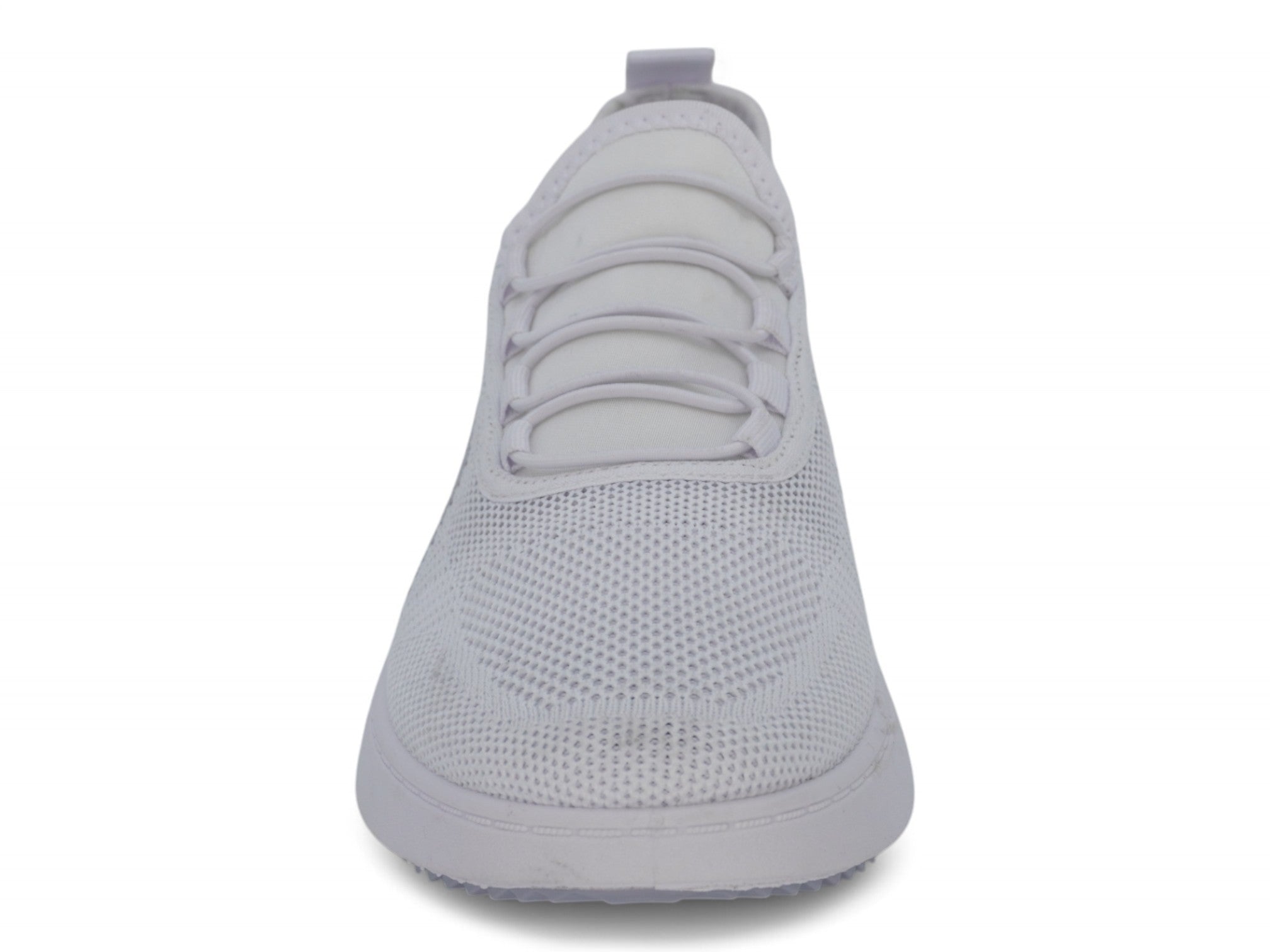Women's White Flyknit Bungee Step In Sneaker