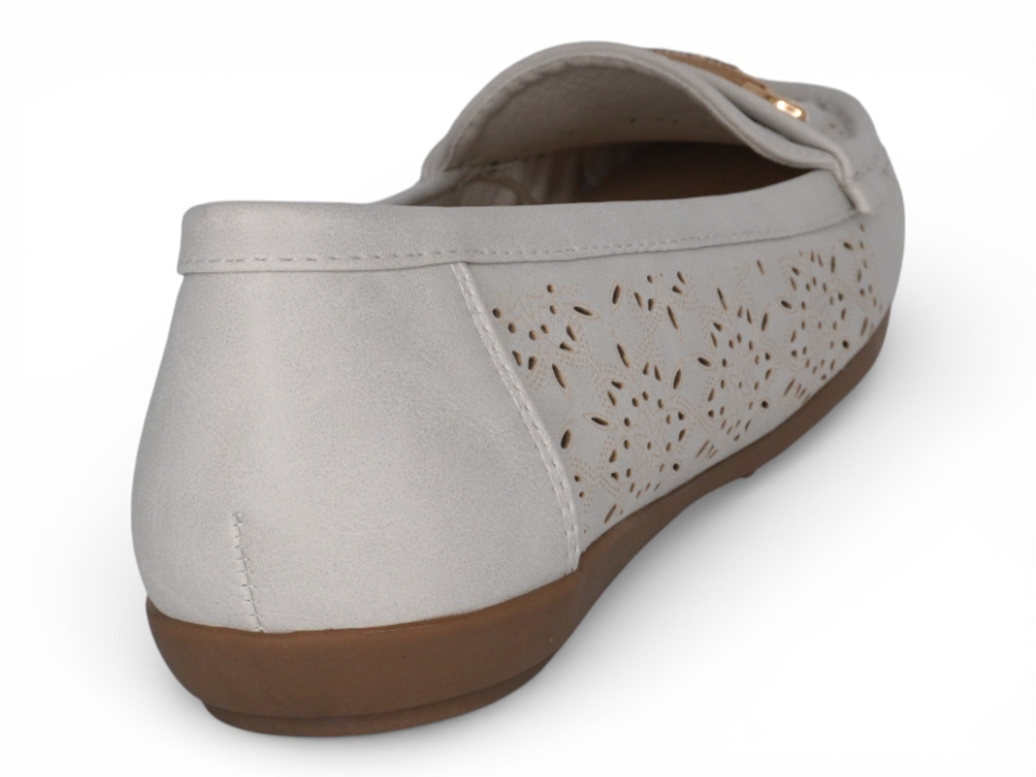 Women's Gray Cheryl Moccasin