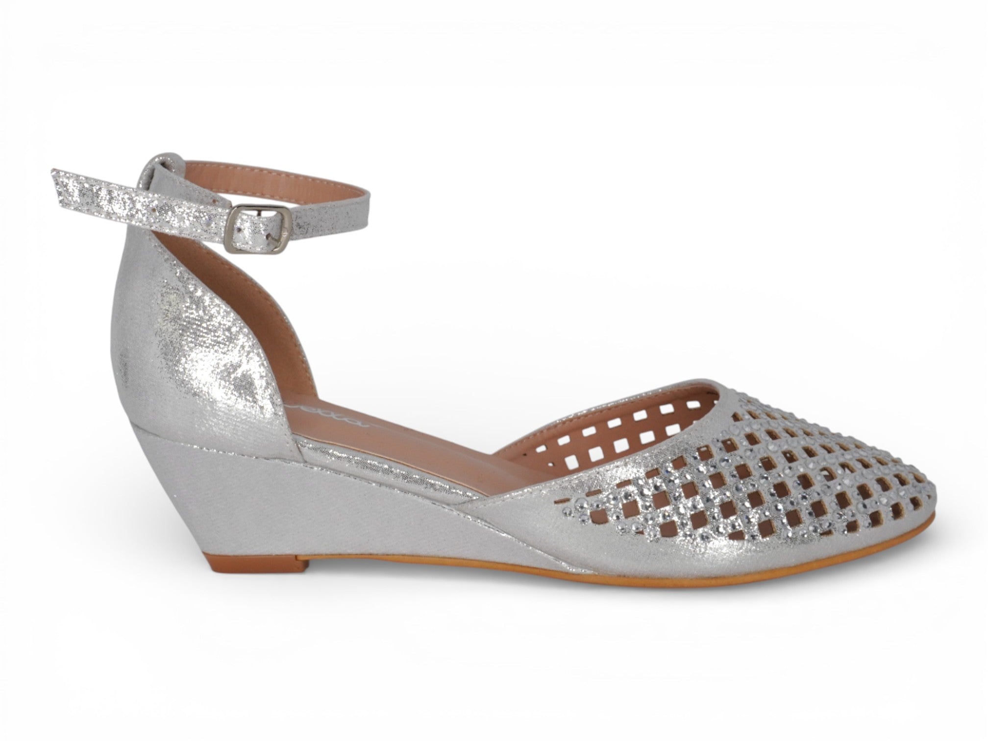 Women's Silver Gladys Wedge